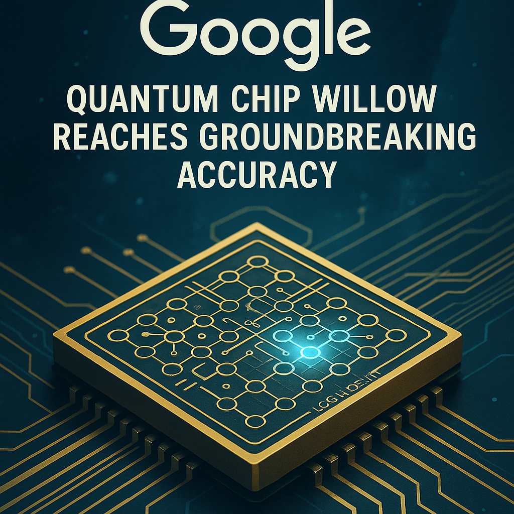 Google's quantum chip Willow reaches groundbreaking accuracy